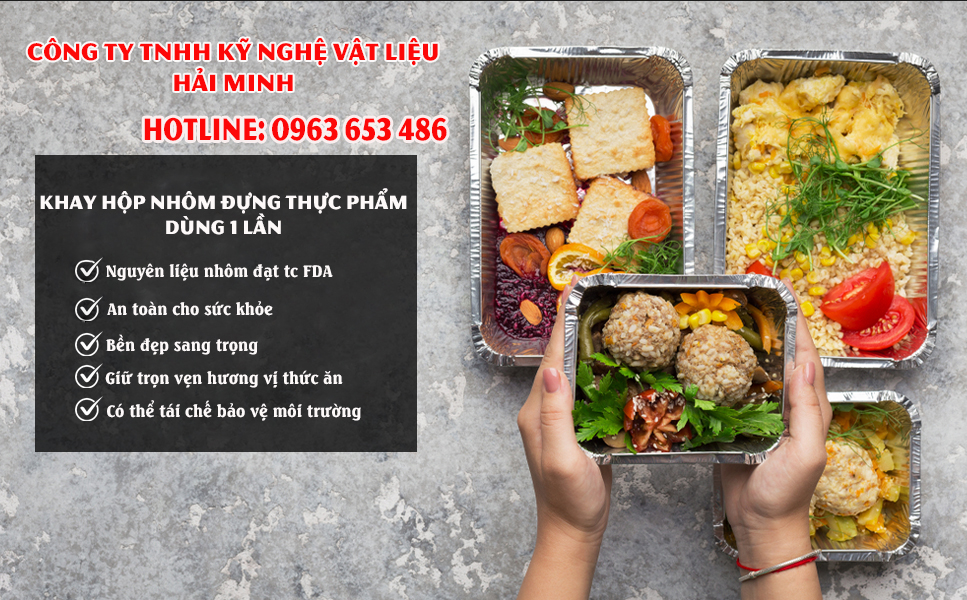 hộp nhôm đựng thực phẩm